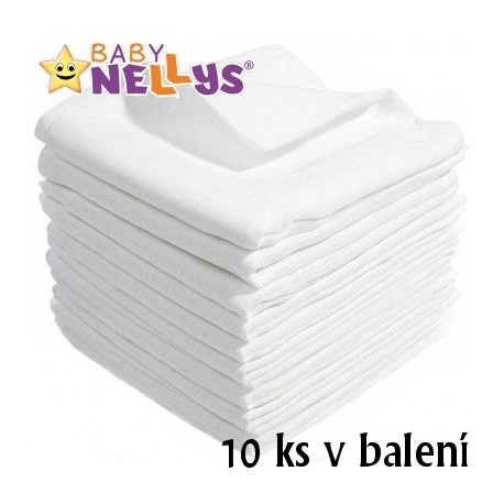 Kvalitné bavlnené plienky Baby Nellys - TETRA LUX 60x80cm, 10ks v bal.