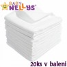 Kvalitné bavlnené plienky Baby Nellys - TETRA LUX 60x80cm, 10ks v bal.