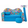 Rozkladacia sedačka tvarovaná Kvietok