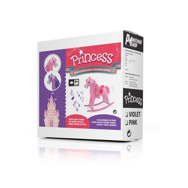 Hojdací koník Milly Mally Princess pink