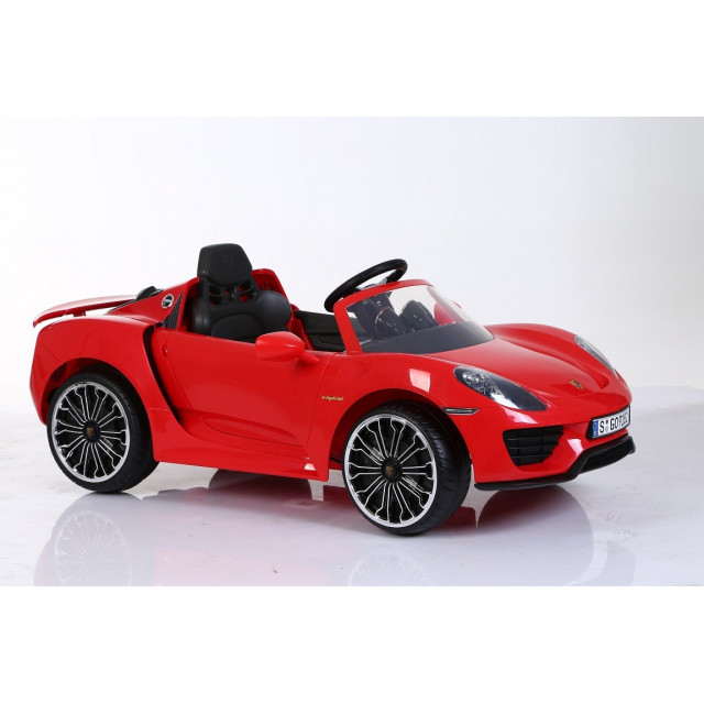 Porsche 918 s 2.4G DO, EVA kolesami, 12V, licencia