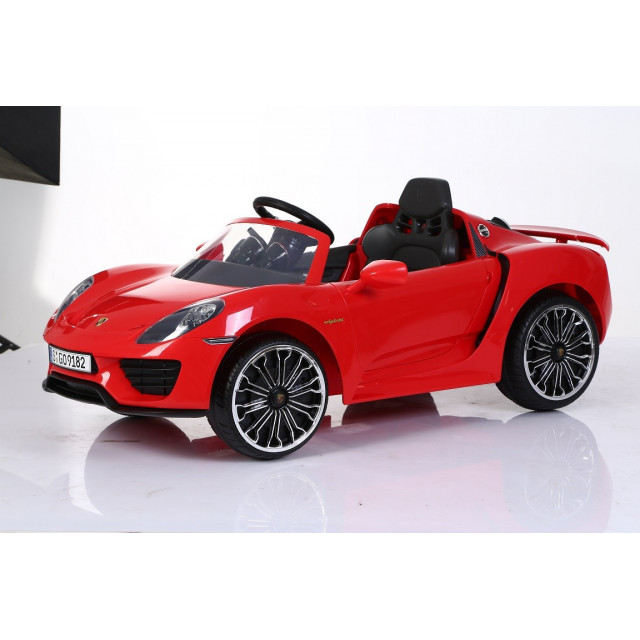 Porsche 918 s 2.4G DO, EVA kolesami, 12V, licencia