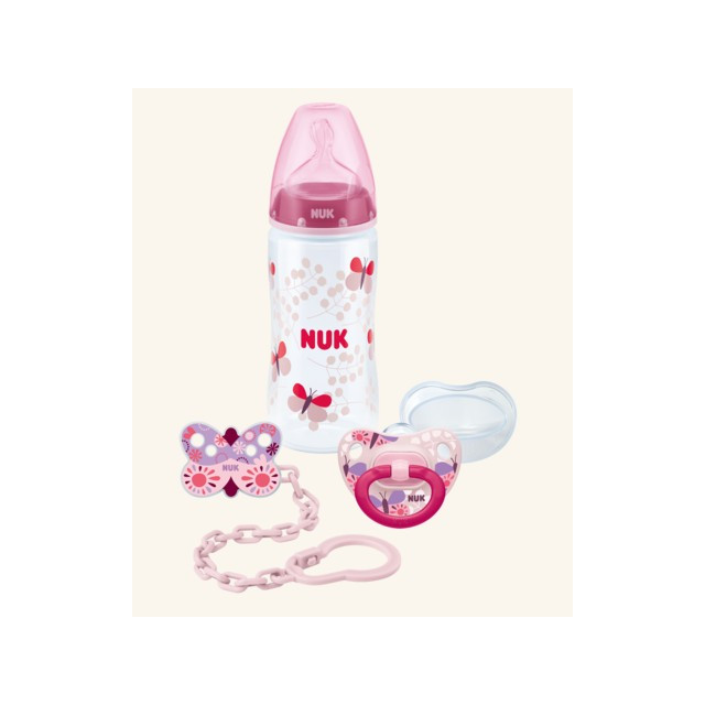 Sklenená dojčenská fľaša NUK First Choice 240 ml