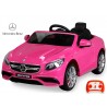 Mercedes - Benz S63 AMG, s 2.4G DO, pérovaním obidvoch náprav, EVA kolesami,12V, jahodovo červený
