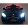Mercedes - Benz S63 AMG, s 2.4G DO, pérovaním obidvoch náprav, EVA kolesami,12V, jahodovo červený