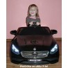 Mercedes - Benz S63 AMG, s 2.4G DO, pérovaním obidvoch náprav, EVA kolesami,12V, jahodovo červený