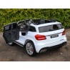 Dvojmiestný Mercedes GLS63 4x4,EVA kolesá,2,4G DO,LED osvetlenie,pérovanie,voltmeter,FM,USB,TF,čalunené sedačky,lakovaný biely