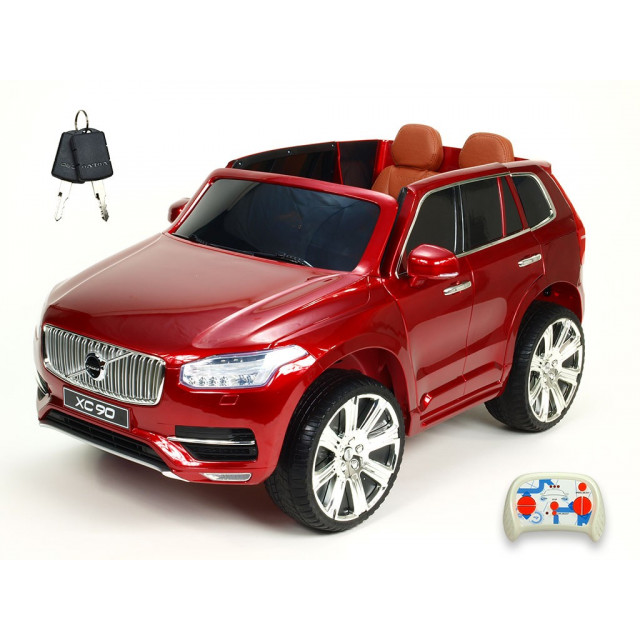 Volvo XC 90 s 2,4G DO, kľúče,Eva kolesá, otváracie dvere,čalunená sedačka,USB,FM,lakované strieborné