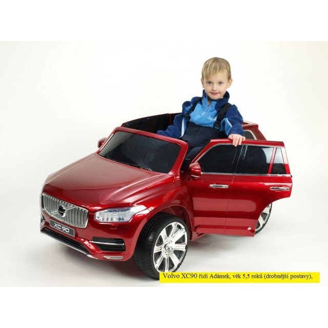 Volvo XC 90 s 2,4G DO, kľúče,Eva kolesá, otváracie dvere,čalunená sedačka,USB,FM,lakované strieborné