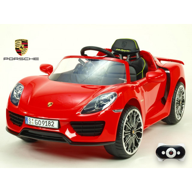 Porsche 918 s 2.4G DO, EVA kolesami, 12V, licencia