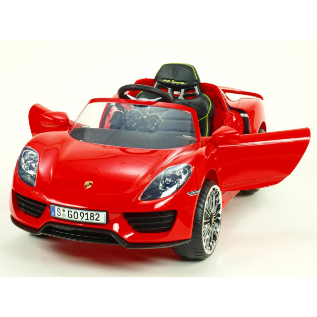 Porsche 918 s 2.4G DO, EVA kolesami, 12V, licencia