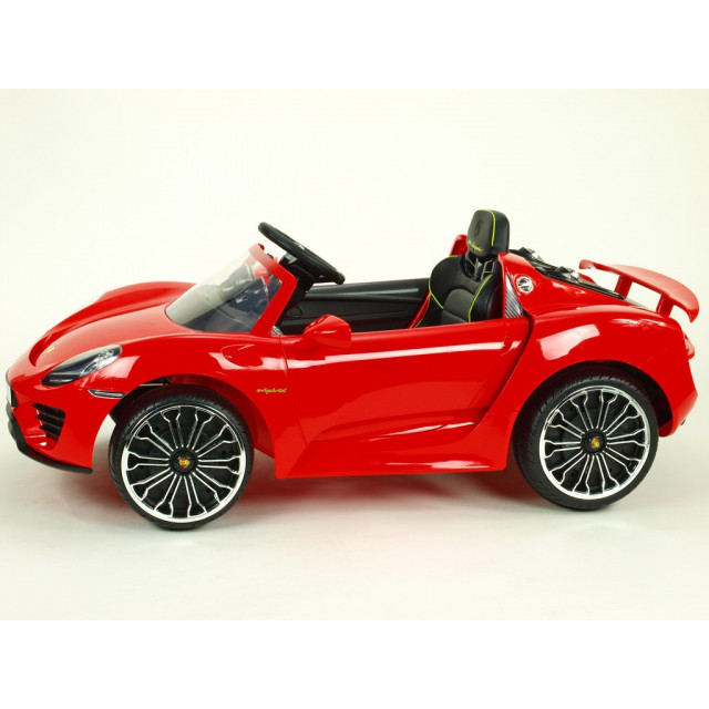 Porsche 918 s 2.4G DO, EVA kolesami, 12V, licencia