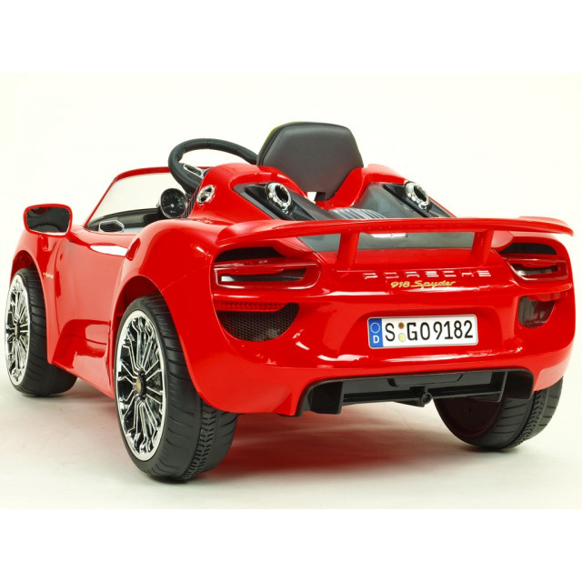 Porsche 918 s 2.4G DO, EVA kolesami, 12V, licencia