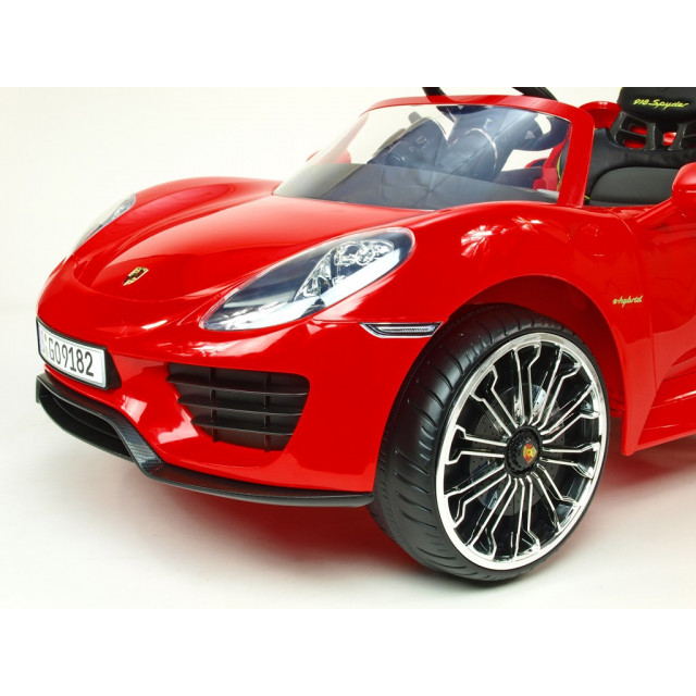 Porsche 918 s 2.4G DO, EVA kolesami, 12V, licencia