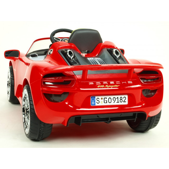 Porsche 918 s 2.4G DO, EVA kolesami, 12V, licencia