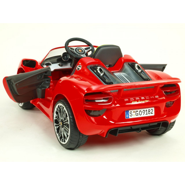 Porsche 918 s 2.4G DO, EVA kolesami, 12V, licencia