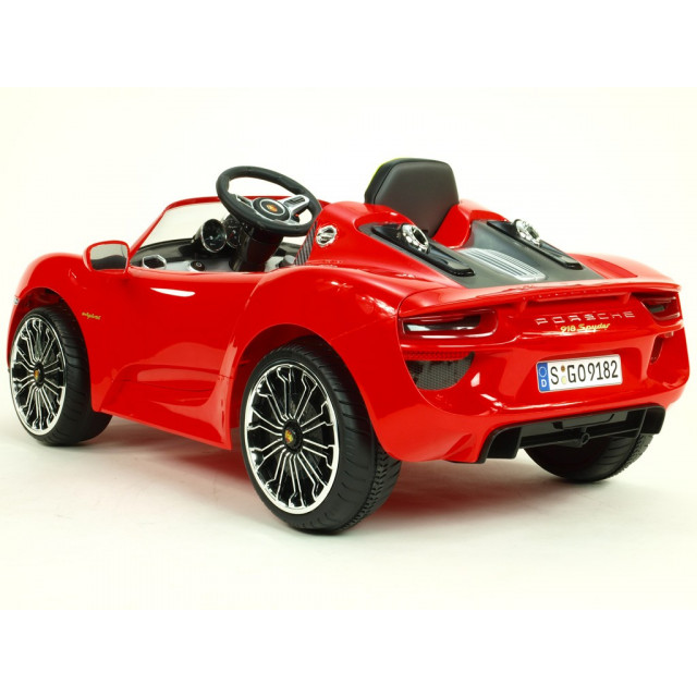 Porsche 918 s 2.4G DO, EVA kolesami, 12V, licencia