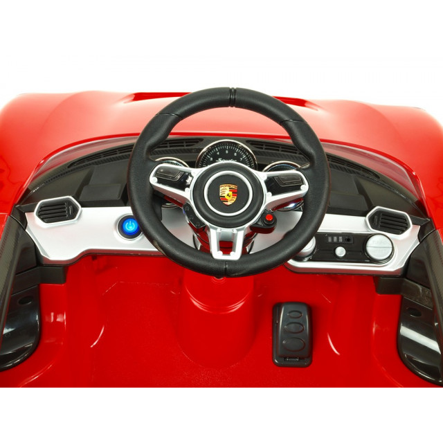 Porsche 918 s 2.4G DO, EVA kolesami, 12V, licencia