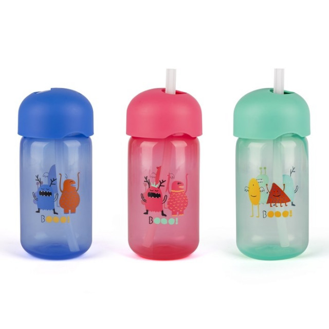 Učiaci hrnček - Hello Fox - Netečúci 200 ml -Tyrkysová
