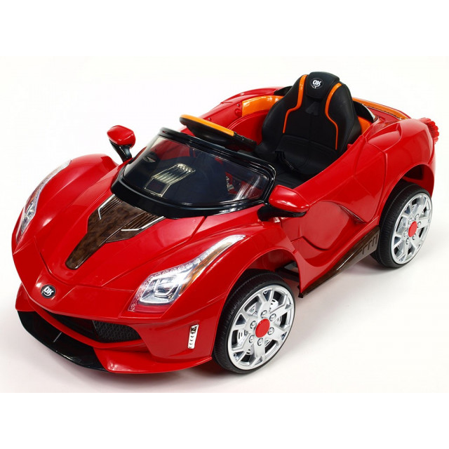 Rallye Ferrato s DO, otváracími dverami, pérovaním obidvoch náprav, super LED efekty, 12V, žlté