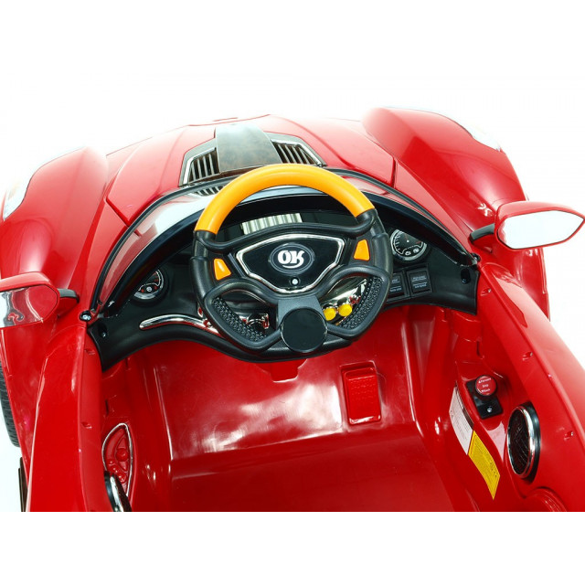 Rallye Ferrato s DO, otváracími dverami, pérovaním obidvoch náprav, super LED efekty, 12V, žlté