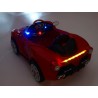 Rallye Ferrato s DO, otváracími dverami, pérovaním obidvoch náprav, super LED efekty, 12V, žlté