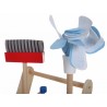 Drevený vozík s drevenými kockami ECO TOYS - Autíčko