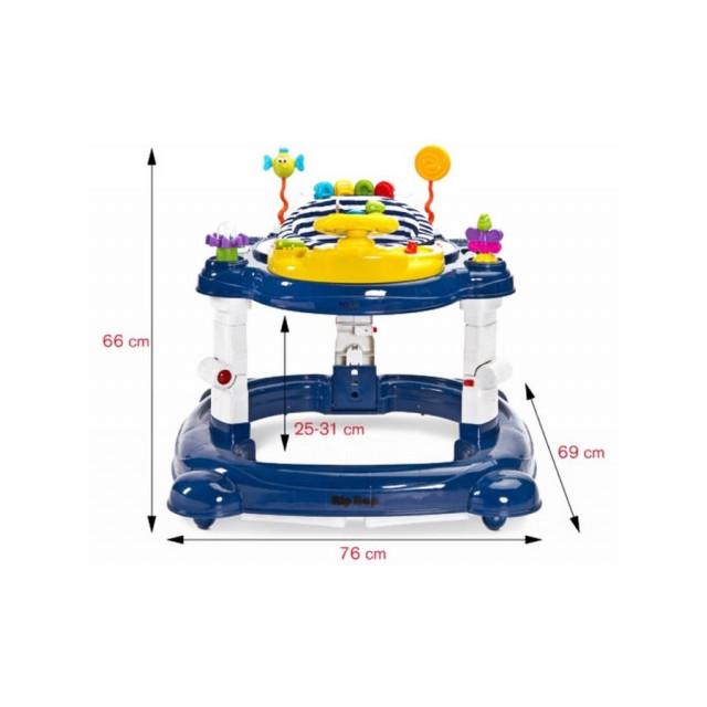 Detské chodítko 3v1 Toyz TipTop blue