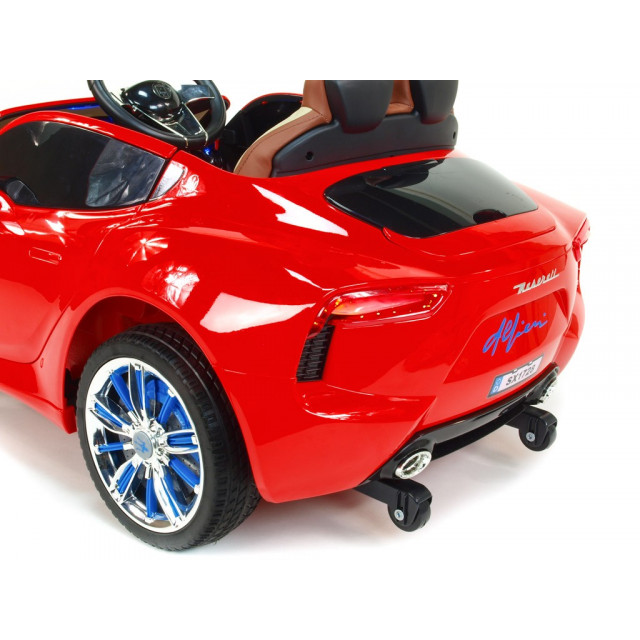 Maserati Alfieri s 2,4G DO,otv.dverami, nastaviteľným volantom, pérovaním, USB, SD, Mp3 playerom, LED osvetlením, ťažným madlom