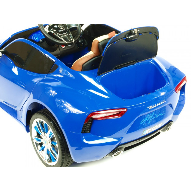 Maserati Alfieri s 2,4G DO,otv.dverami, nastaviteľným volantom, pérovaním, USB, SD, Mp3 playerom, LED osvetlením, ťažným madlom