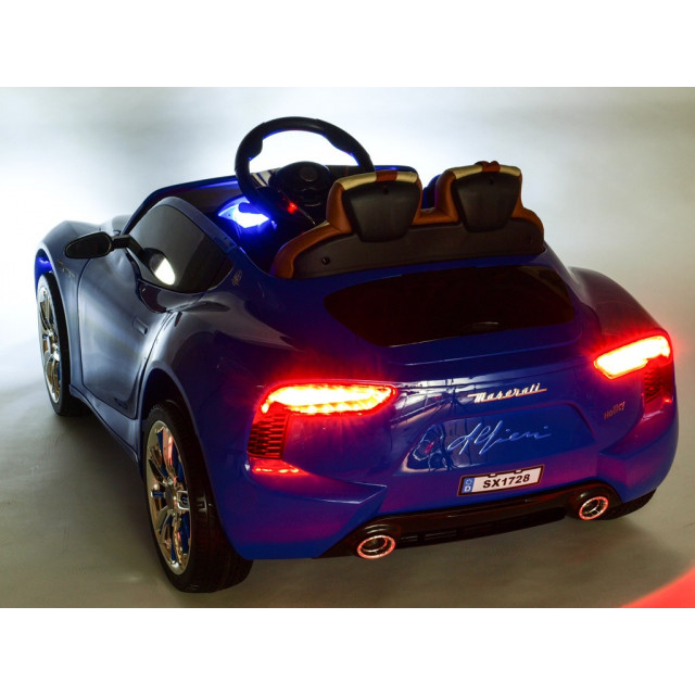 Maserati Alfieri s 2,4G DO,otv.dverami, nastaviteľným volantom, pérovaním, USB, SD, Mp3 playerom, LED osvetlením, ťažným madlom