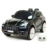BMW X6 s 2,4G bluetooth DO, EVA kolesami, otváracími dverami,12V, čalunenou vyšívanou sedačkou, lakované čiernou farbou