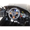 BMW X6 s 2,4G bluetooth DO, EVA kolesami, otváracími dverami,12V, čalunenou vyšívanou sedačkou, lakované čiernou farbou