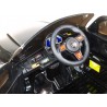 BMW X6 s 2,4G bluetooth DO, EVA kolesami, otváracími dverami,12V, čalunenou vyšívanou sedačkou, lakované čiernou farbou