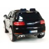 BMW X6 s 2,4G bluetooth DO, EVA kolesami, otváracími dverami,12V, čalunenou vyšívanou sedačkou, lakované čiernou farbou