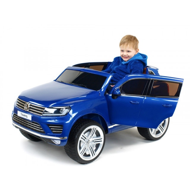 Volkswagen Touareg s 2.4G DO, EVA kolesami, otváracími dverami, LED, FM, USB, modrá metalíza