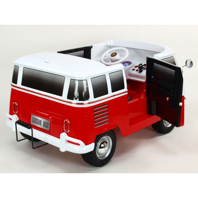 Dvojmiestný Volkswagen Transporter T1 Samba bus s 2.4G DO, otváracími dverami, pérovaním, originálnym zvukom, EVA,USB,TF,MP3