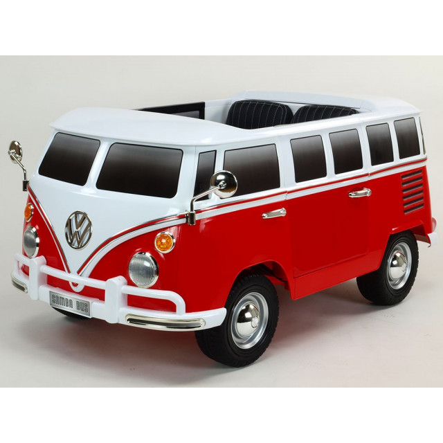 Dvojmiestný Volkswagen Transporter T1 Samba bus s 2.4G DO, otváracími dverami, pérovaním, originálnym zvukom, EVA,USB,TF,MP3