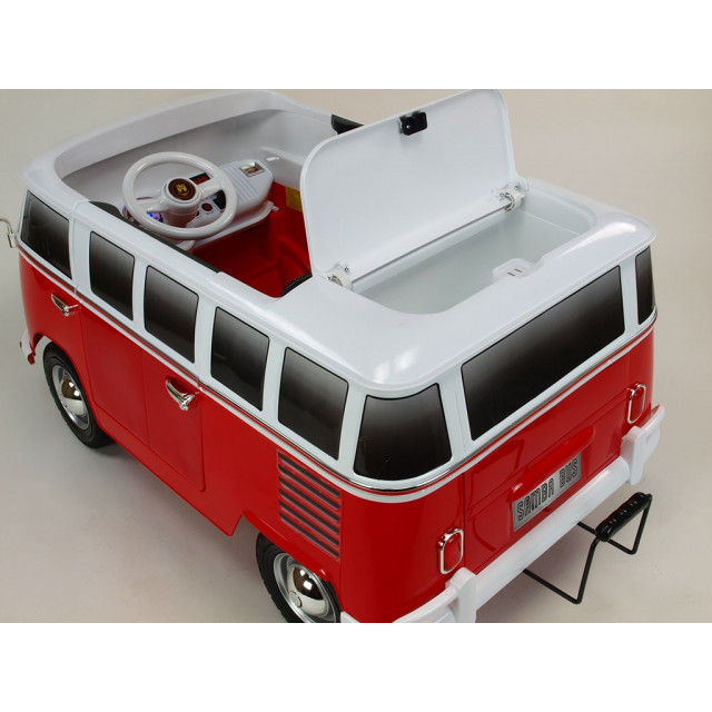 Dvojmiestný Volkswagen Transporter T1 Samba bus s 2.4G DO, otváracími dverami, pérovaním, originálnym zvukom, EVA,USB,TF,MP3