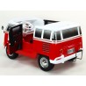 Dvojmiestný Volkswagen Transporter T1 Samba bus s 2.4G DO, otváracími dverami, pérovaním, originálnym zvukom, EVA,USB,TF,MP3
