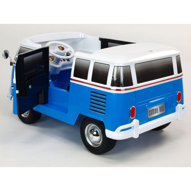 Dvojmiestný Volkswagen Transporter T1 Samba bus s 2.4G DO, otváracími dverami, pérovaním, originálnym zvukom, EVA,USB,TF,MP3