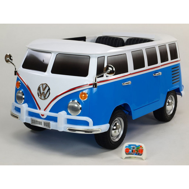 Dvojmiestný Volkswagen Transporter T1 Samba bus s 2.4G DO, otváracími dverami, pérovaním, originálnym zvukom, EVA,USB,TF,MP3