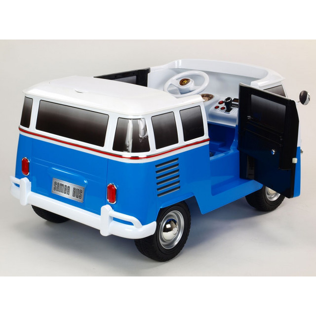 Dvojmiestný Volkswagen Transporter T1 Samba bus s 2.4G DO, otváracími dverami, pérovaním, originálnym zvukom, EVA,USB,TF,MP3