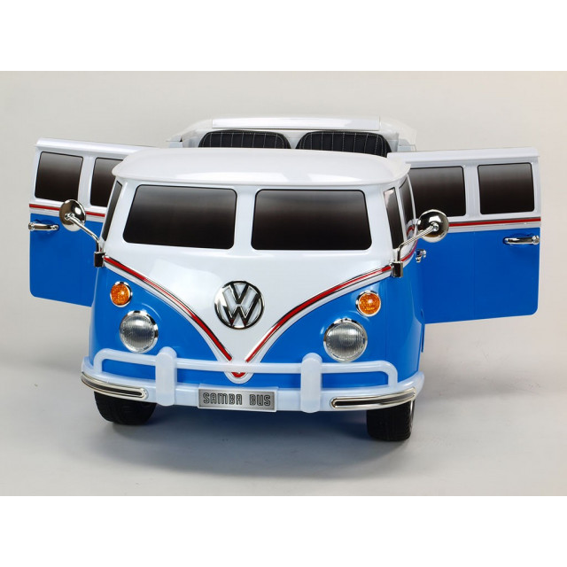 Dvojmiestný Volkswagen Transporter T1 Samba bus s 2.4G DO, otváracími dverami, pérovaním, originálnym zvukom, EVA,USB,TF,MP3