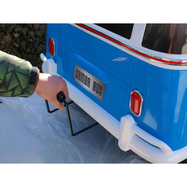 Dvojmiestný Volkswagen Transporter T1 Samba bus s 2.4G DO, otváracími dverami, pérovaním, originálnym zvukom, EVA,USB,TF,MP3