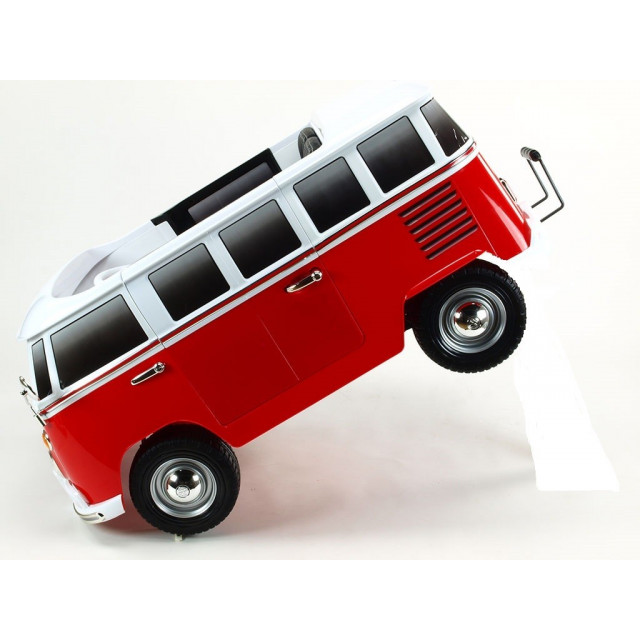 Dvojmiestný Volkswagen Transporter T1 Samba bus s 2.4G DO, otváracími dverami, pérovaním, originálnym zvukom, EVA,USB,TF,MP3