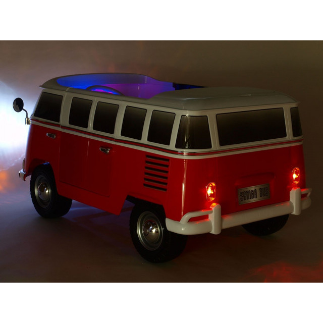 Dvojmiestný Volkswagen Transporter T1 Samba bus s 2.4G DO, otváracími dverami, pérovaním, originálnym zvukom, EVA,USB,TF,MP3