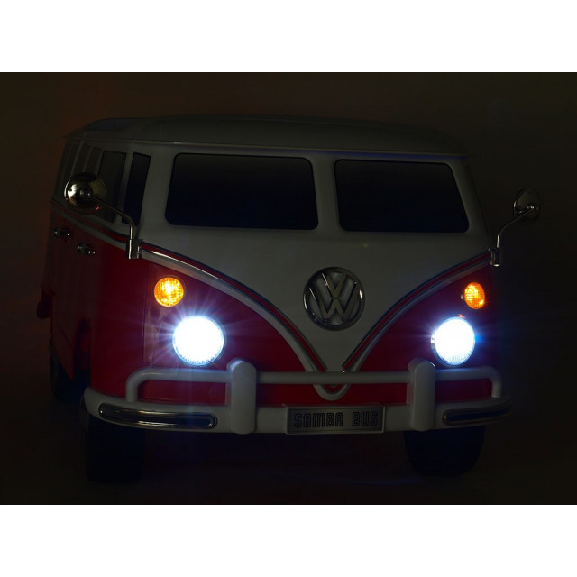 Dvojmiestný Volkswagen Transporter T1 Samba bus s 2.4G DO, otváracími dverami, pérovaním, originálnym zvukom, EVA,USB,TF,MP3
