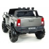 2-stný Hummer Simba s 2,4G DO,EVA kolesami,kývajúcimi nápravami,tlmičmi,USB,TF,Mp3,voltmetrom,čalunenou sedačkou,strieborná met.