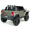 2-stný Hummer Simba s 2,4G DO,EVA kolesami,kývajúcimi nápravami,tlmičmi,USB,TF,Mp3,voltmetrom,čalunenou sedačkou,strieborná met.